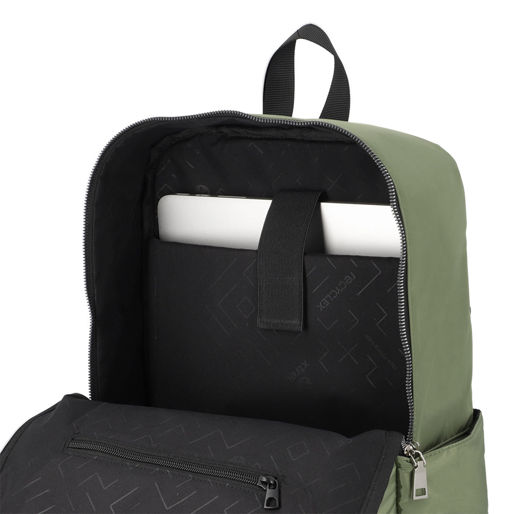 Mochila para notebook mujer Lexie verde 14.1"