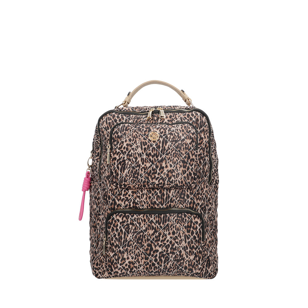 MOCHILA PARA NOTEBOOK GINZA FW24 LEOPARDO XL