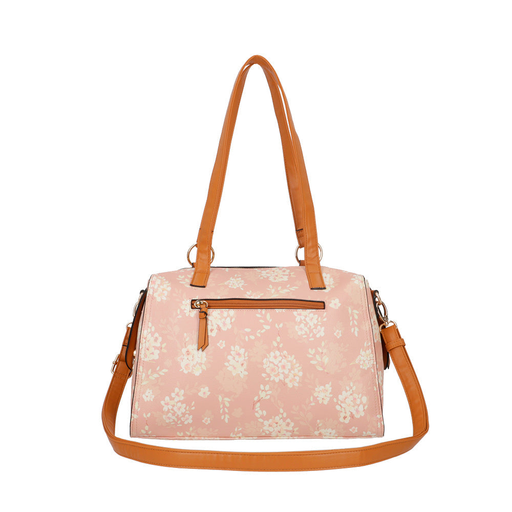 Cartera de mano Mother beige tostado L