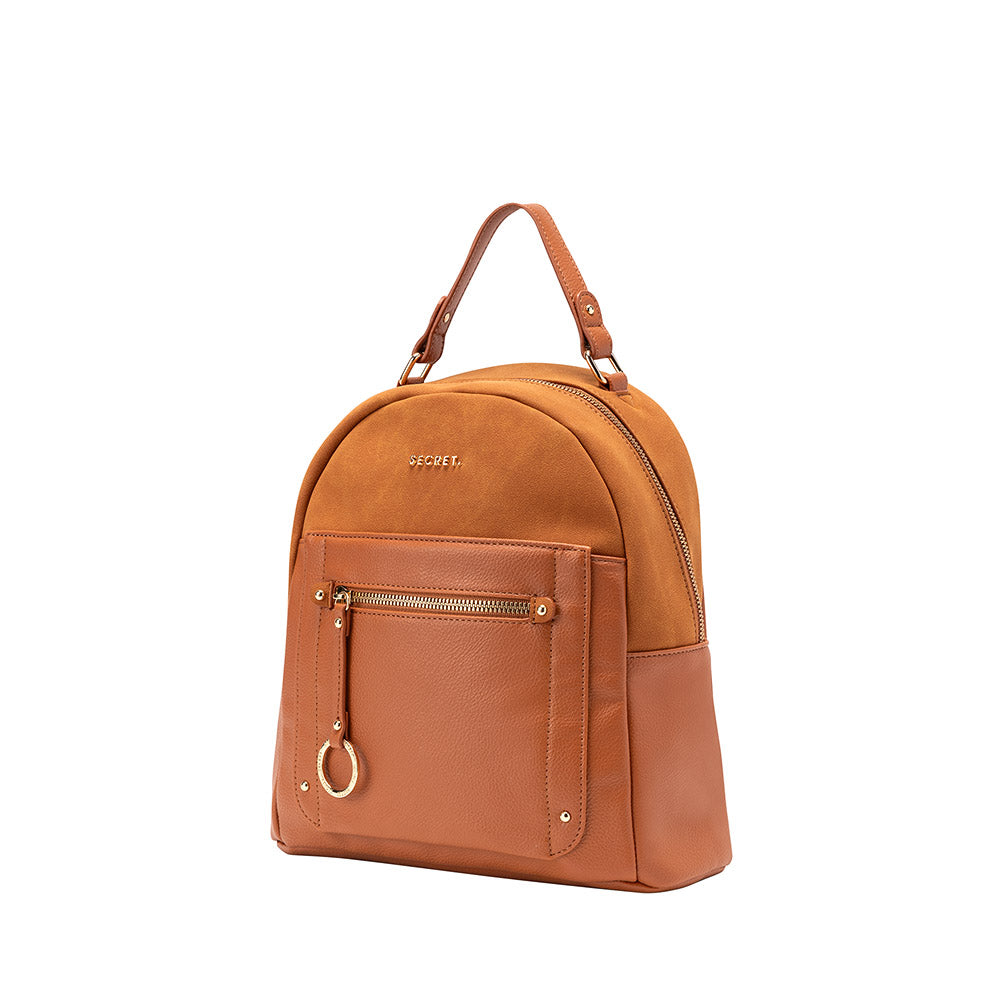 Mochila Lourdes Fw24 Cafe Medio M