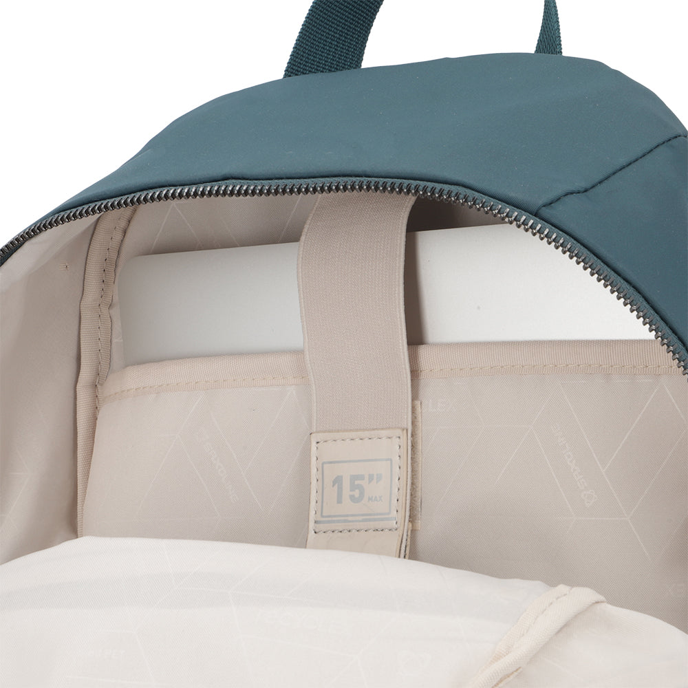 Mochila para notebook mujer County verde 15"