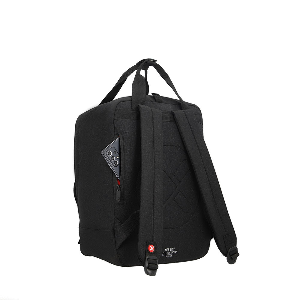 Mochila para laptop mujer New Briz 14.1'' negra