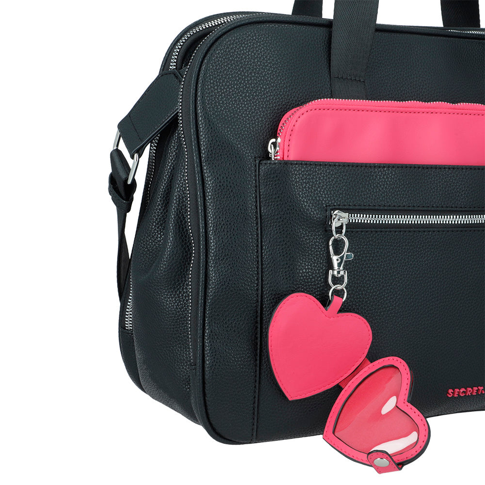 Cartera para notebook 15" LOVE negra