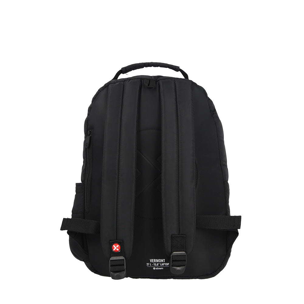 Mochila para laptop mujer Vermont 15.6'' negra/rosada