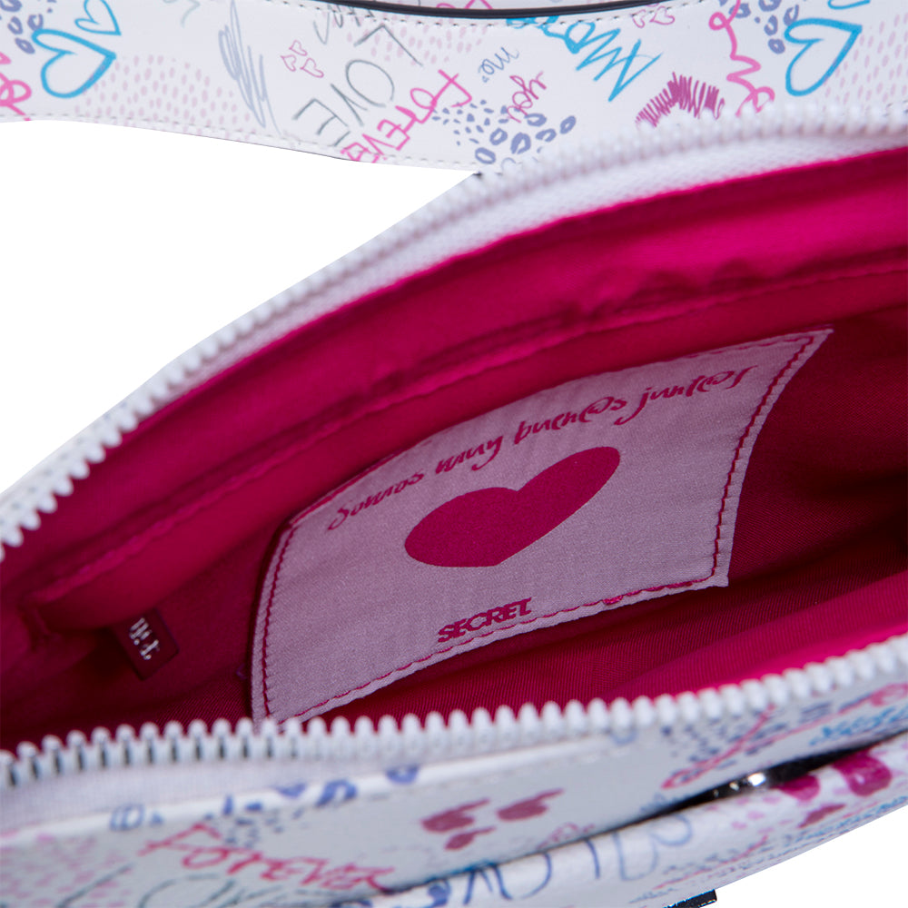 Cartera bandolera Love multicolor pequeña