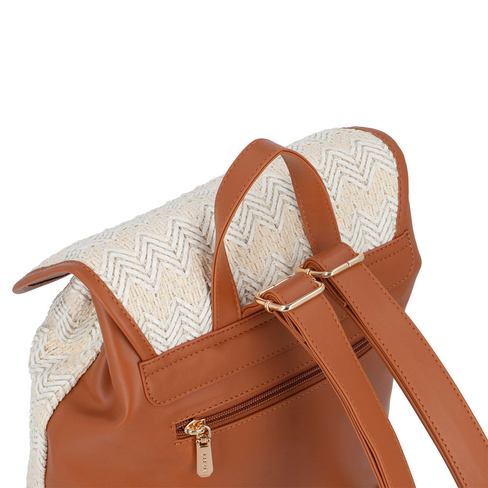 Mochila para mujer Santorini beige L