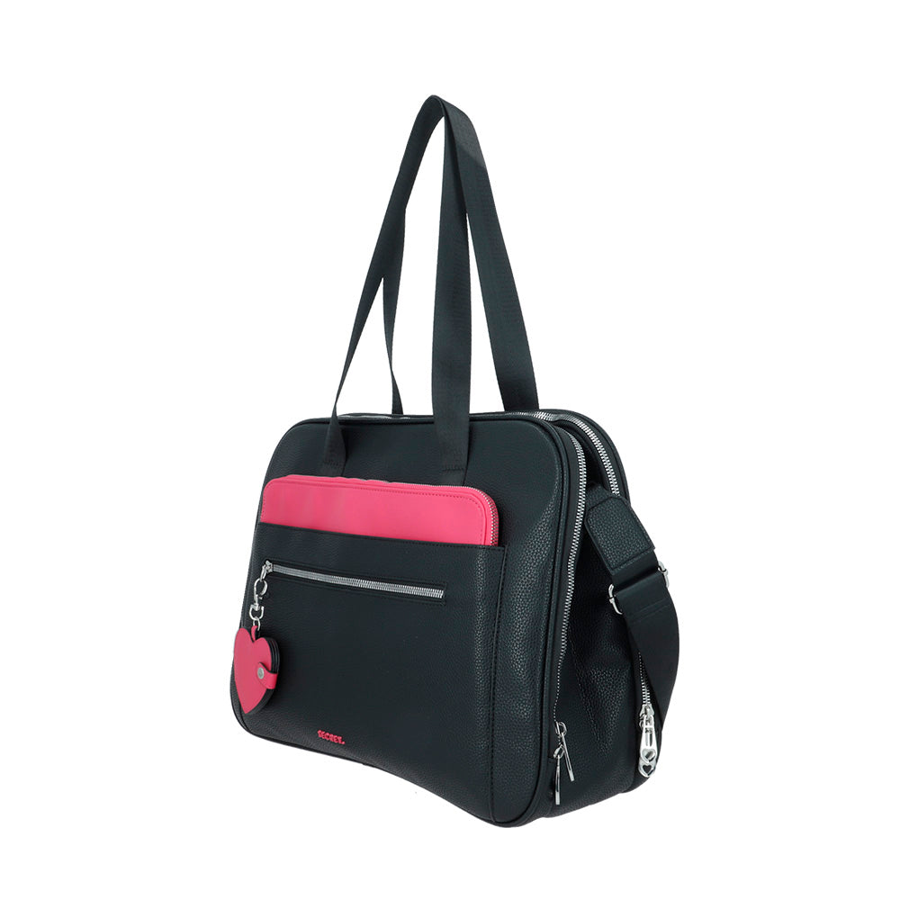 Cartera para notebook 15" LOVE negra