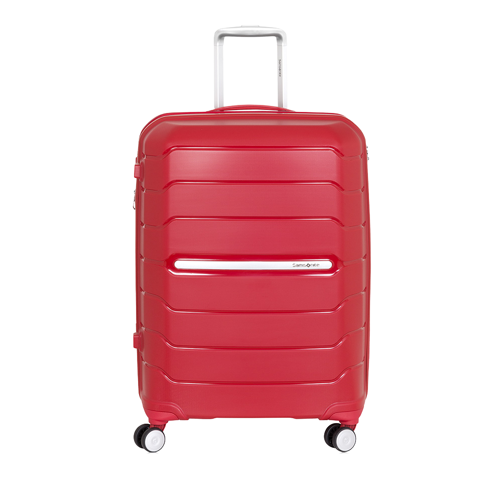 Maleta mediana Octolite expandible roja