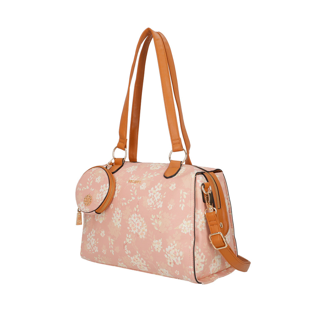 Cartera de mano Mother beige tostado L