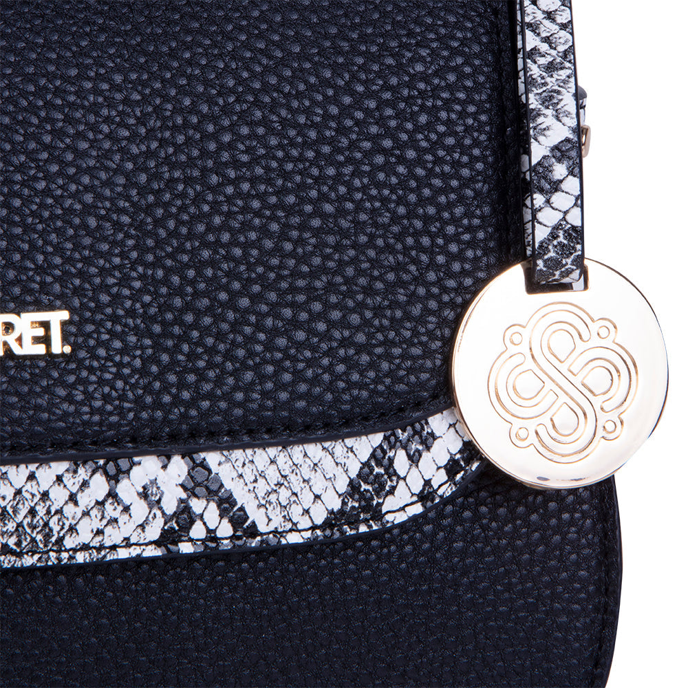 Cartera Clásica Edimburgo Negra