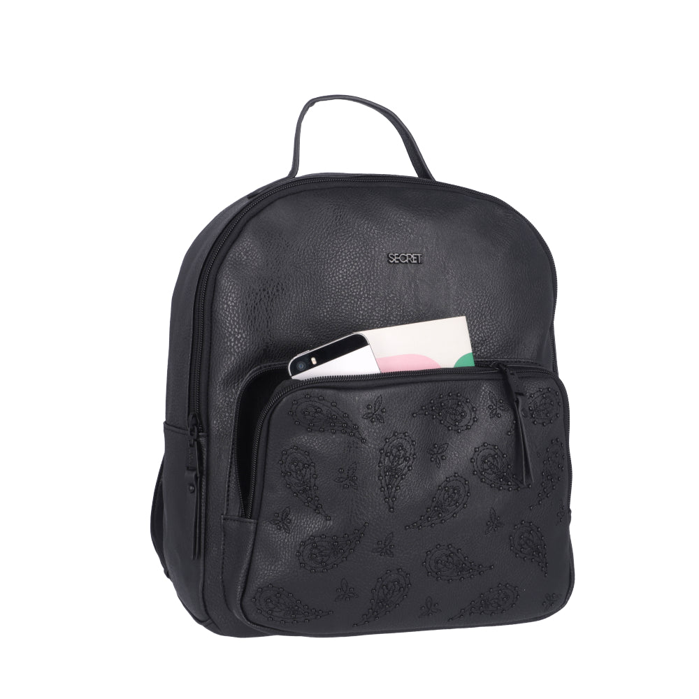 Mochila Oxford Negra Grande