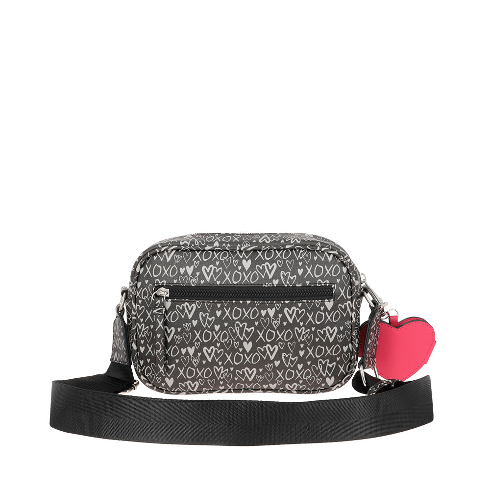 Bandolera LOVE negra ink