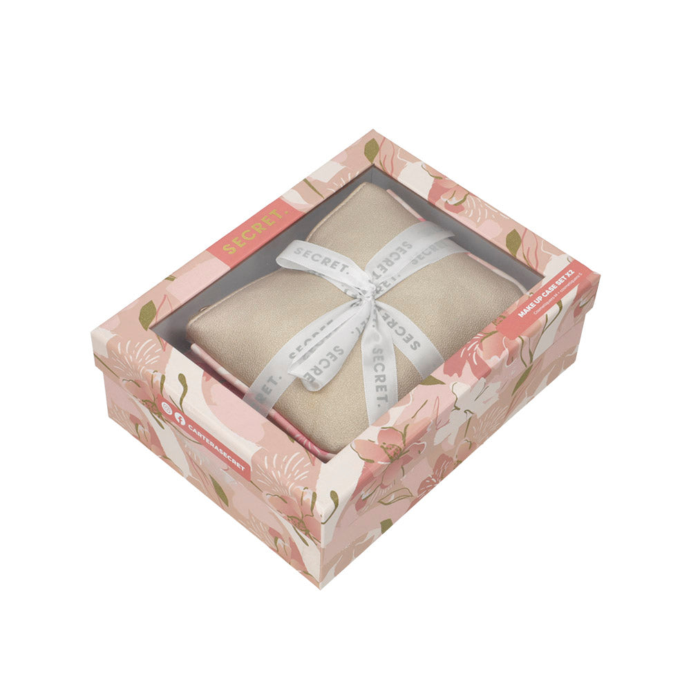 SET X 2 COSMETIQUEROS MIAMI FW24 ROSA