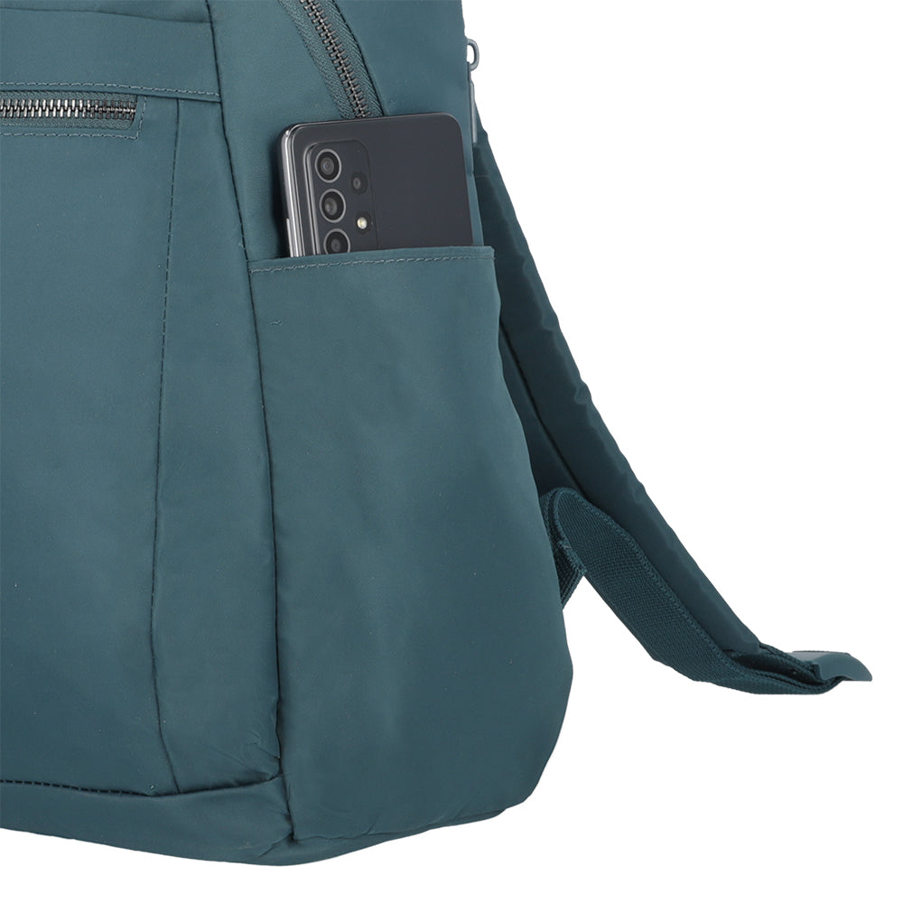 Mochila para notebook mujer County verde 15"