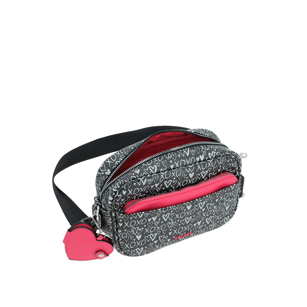 Bandolera LOVE negra ink