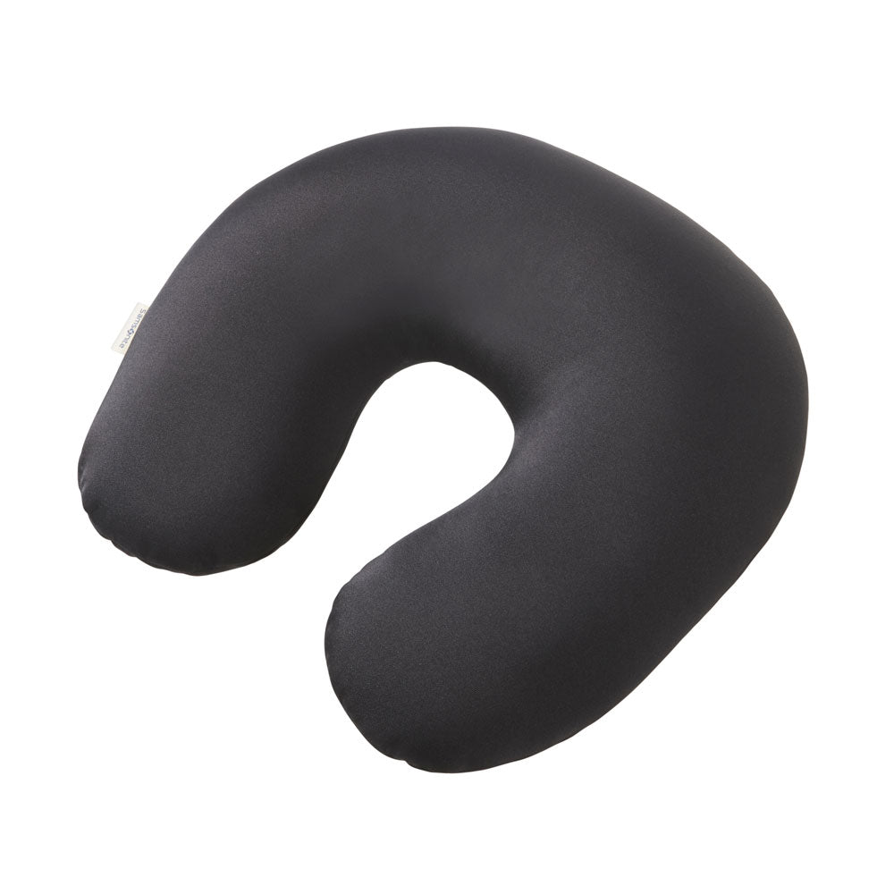 Almohada Global Travel Accessories Microbead Travel Pillow Black