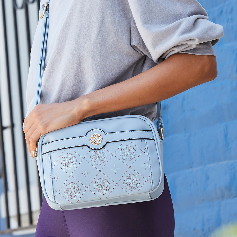 Bandolera Roma Fw24 Celeste S