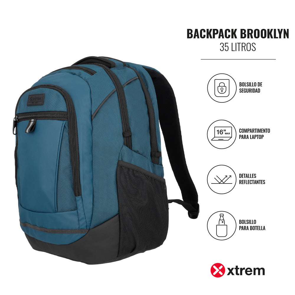 Mochila Brooklyn 4Xt Eternity Blue M