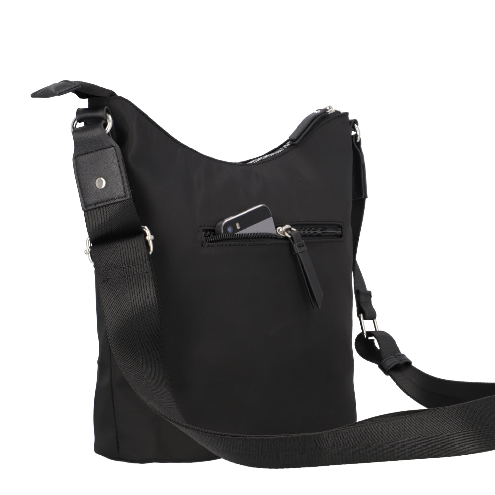 Cartera Bandolera Estocolmo Negra Grande
