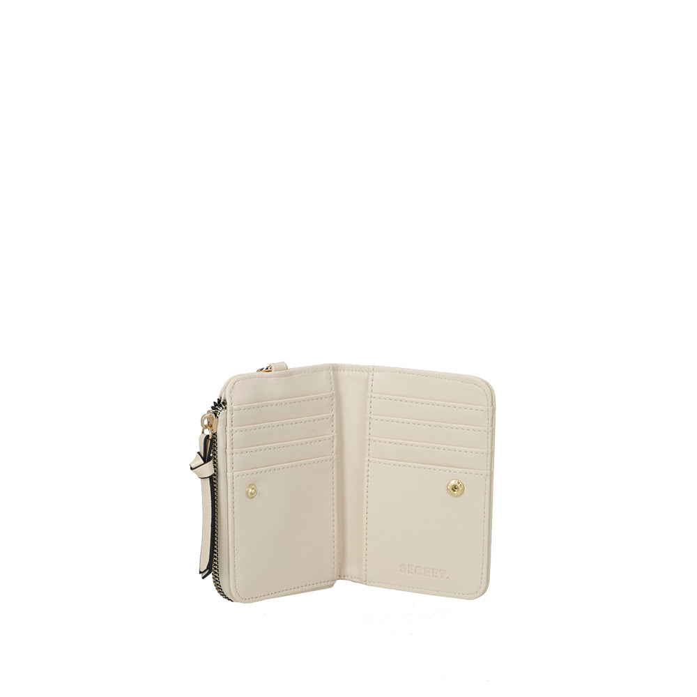 BILLETERA EVORA FW24 BEIGE S