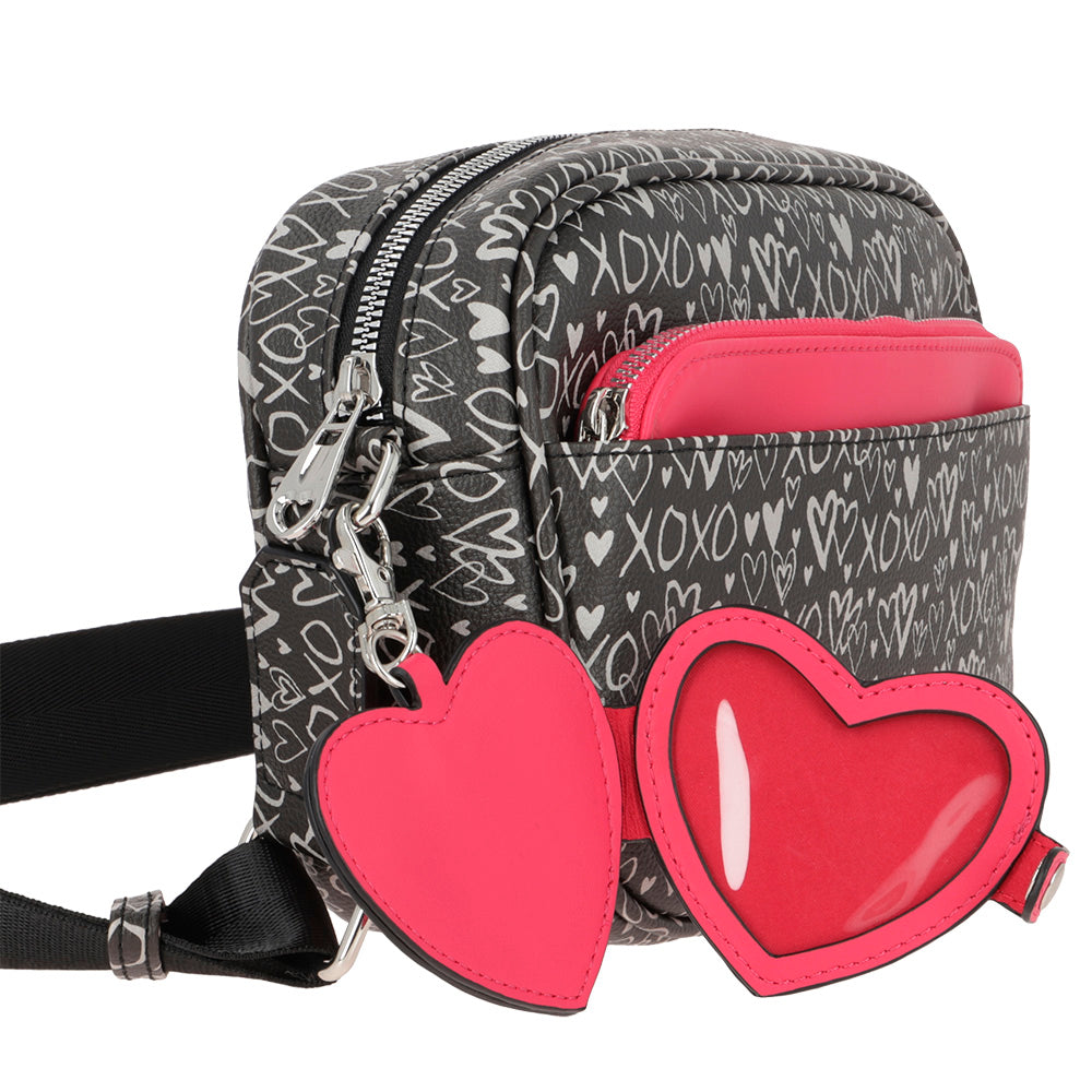 Bandolera LOVE negra ink