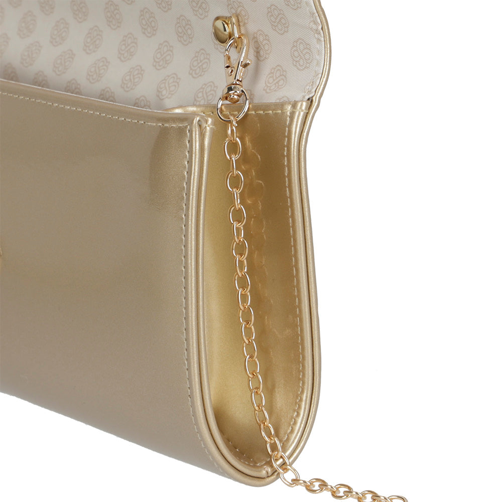 CARTERA DE FIESTA BRERA FW24 DORADO M