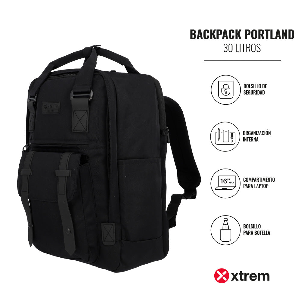 Mochila Portland 4Xt Black L