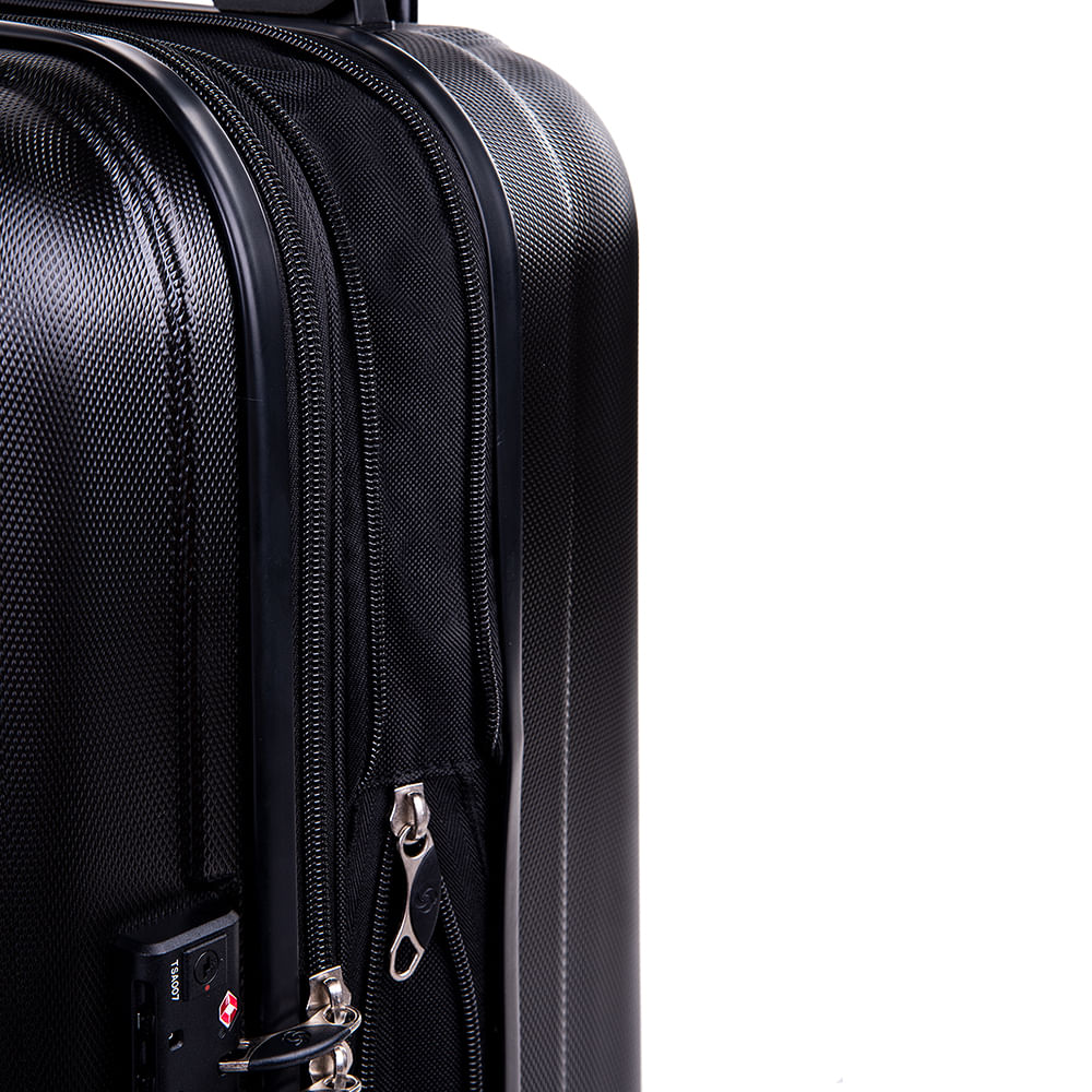 Maleta Rígida FIERO 2.0 SPINNER 28 EXP-TSA Grande BLACK