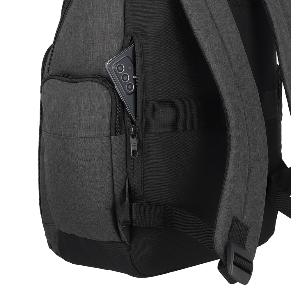 Mochila para notebook Banker gris 17"
