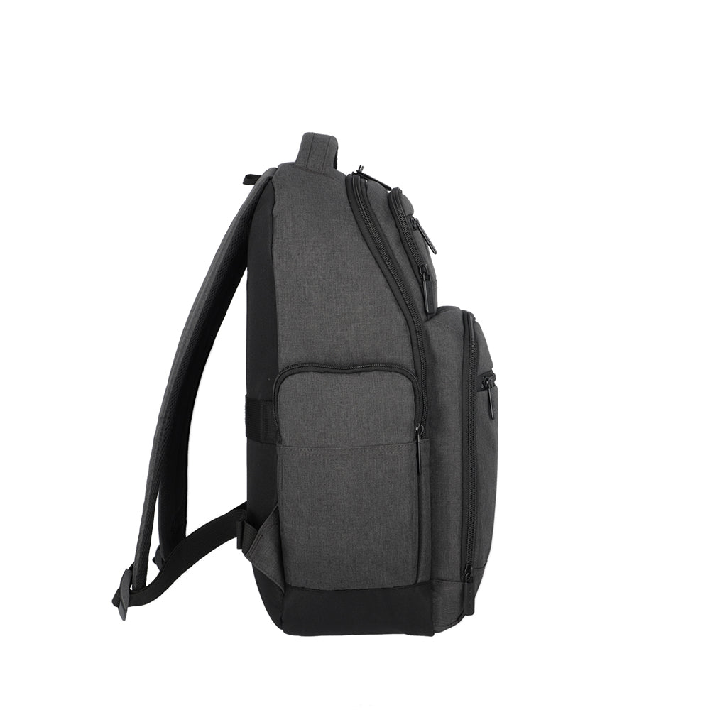 Mochila para notebook Banker gris 17"