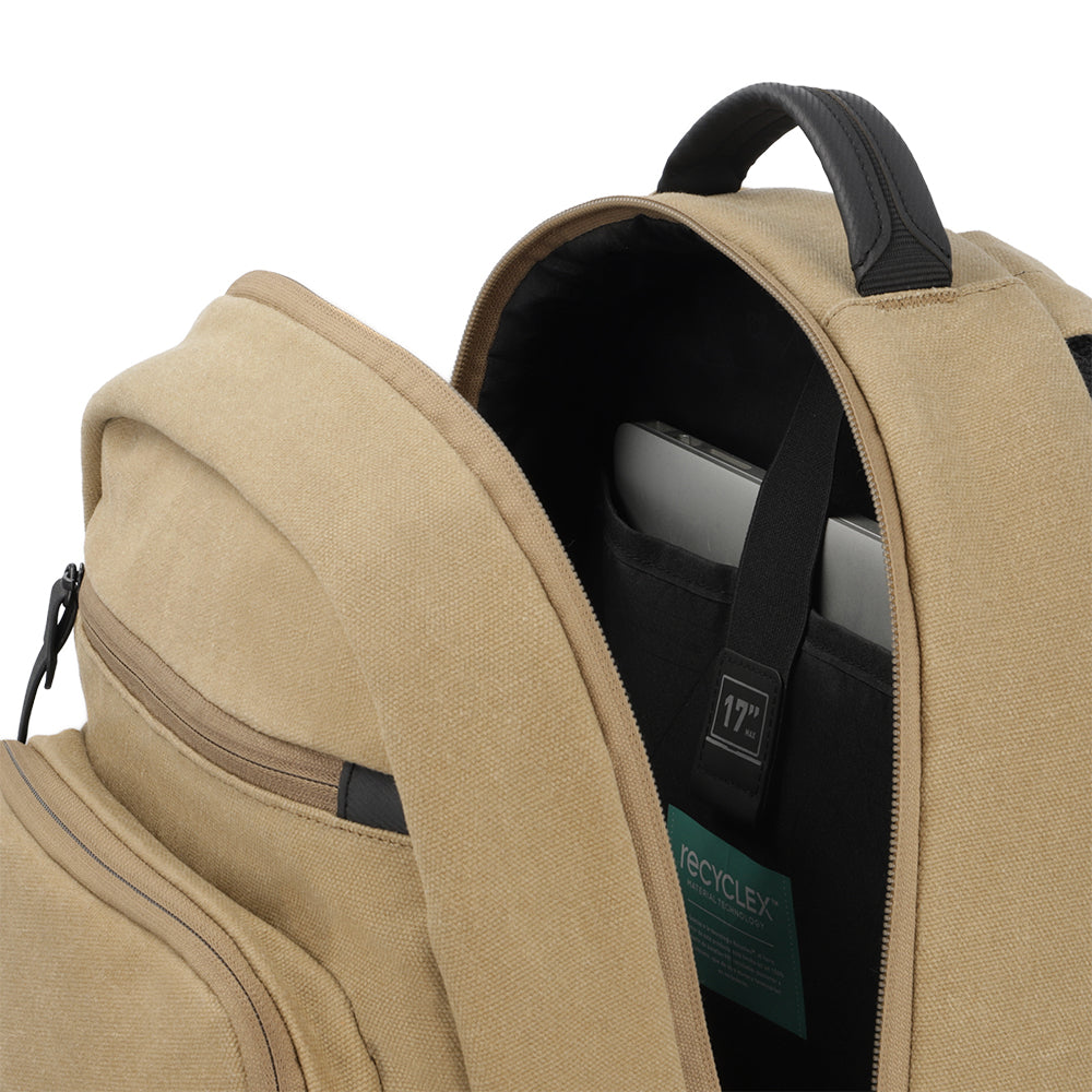 Mochila para notebook City beige 17"