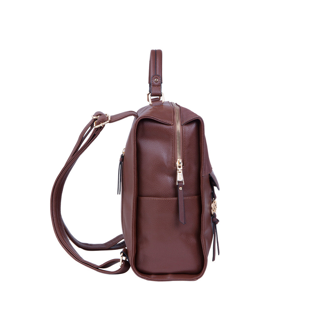 Mochila Clásica Lourdes Café