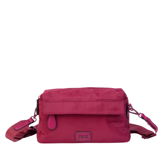 Cartera Clásica Belfast Burdeo