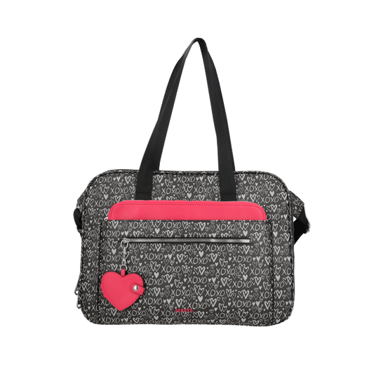 Cartera para notebook 15" LOVE negra ink
