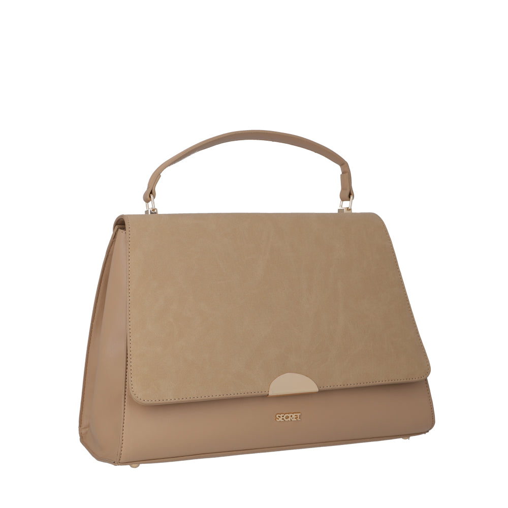 Cartera Bandolera Ibiza Beige Mediana