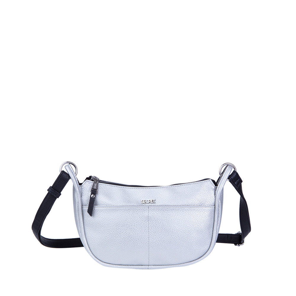 Cartera Clásica Fashion Amsterdam Plateada