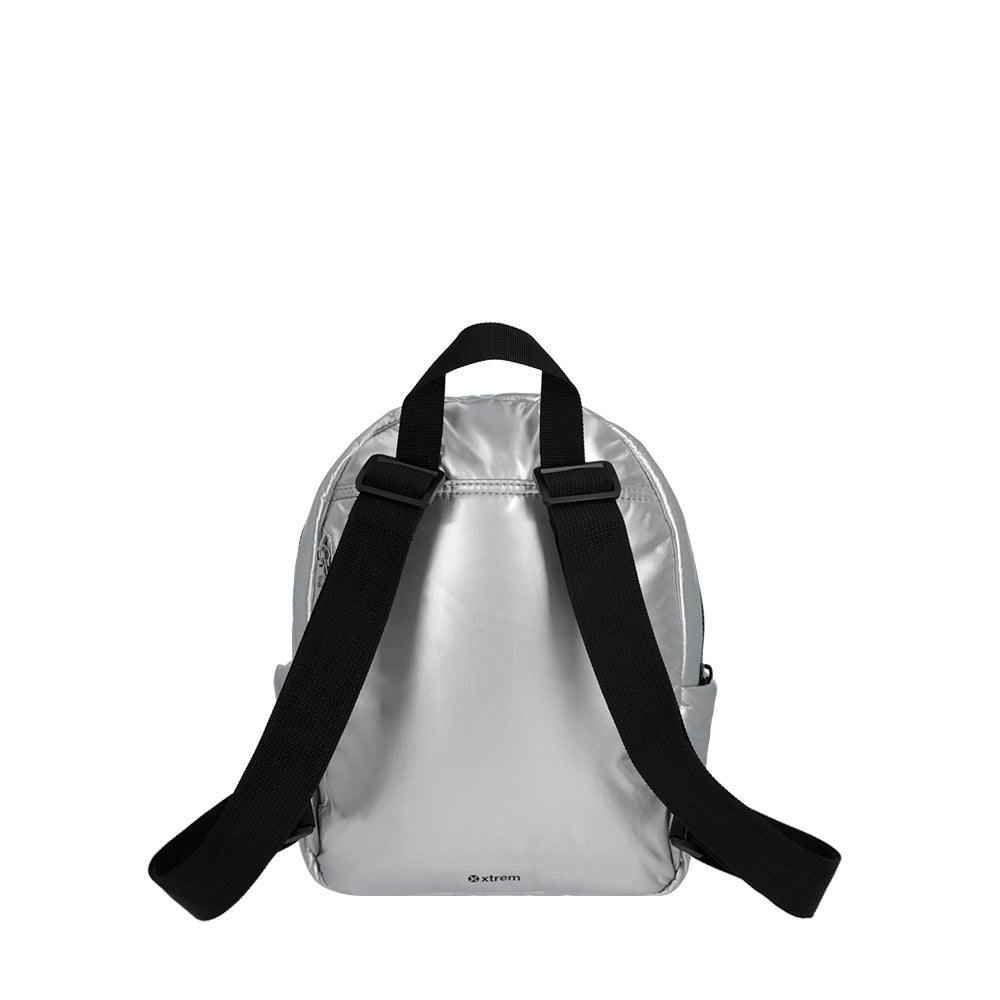 Mochila ZOE plateada S