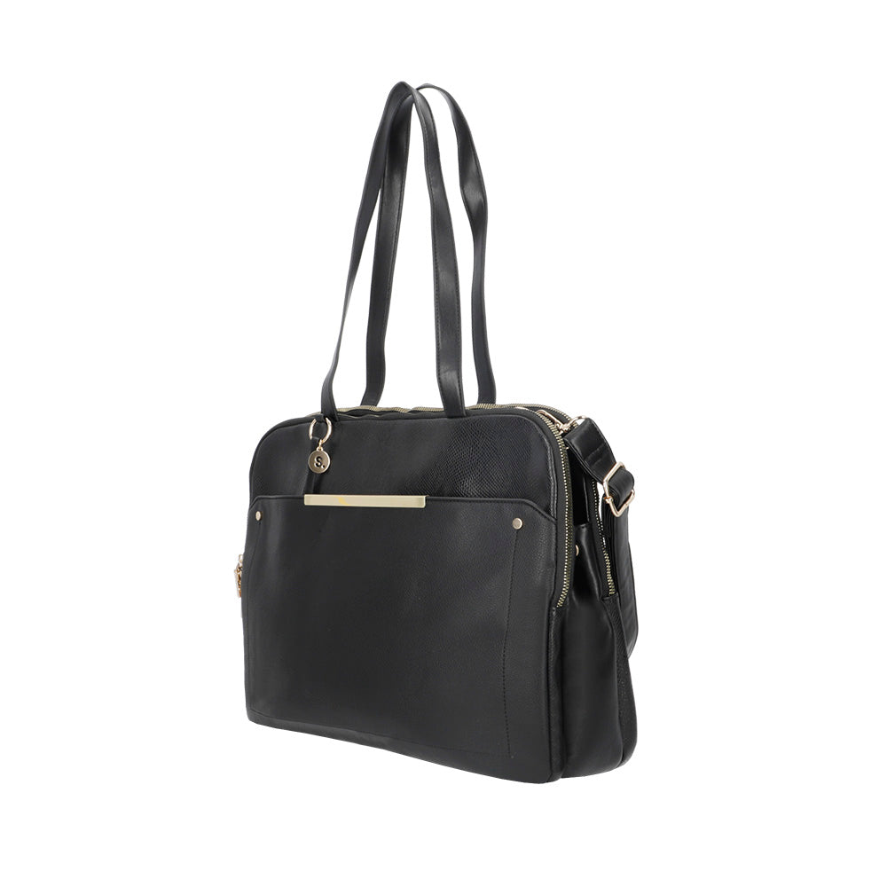 CARTERA PARA NOTEBOOK PADUA FW24 NEGRO L