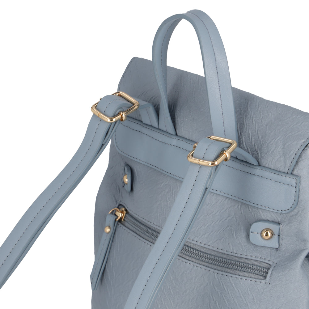 Mochila Kansas Azul Celeste Mediana
