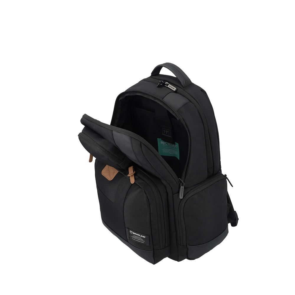 Mochila para notebook City Plus negra 17"
