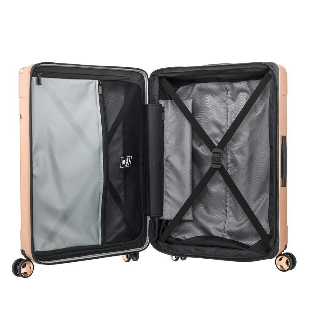 Maleta Rígida Evoa Spinner 81/30 Oro Rosa XL