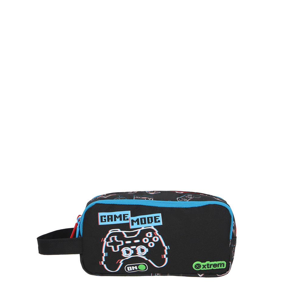 Estuche para lapices grande University Gamer negro