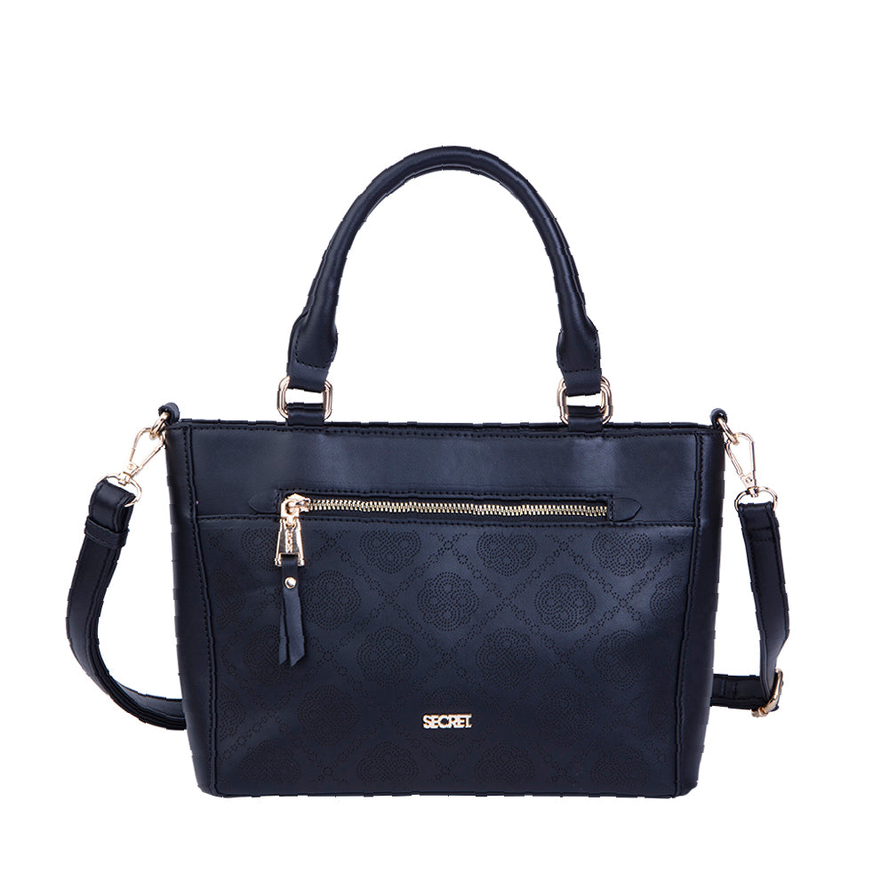 Cartera Clásica Roma Negra