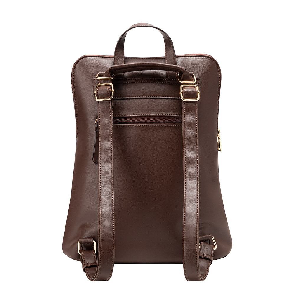 Mochila para notebook 14" Polonia café