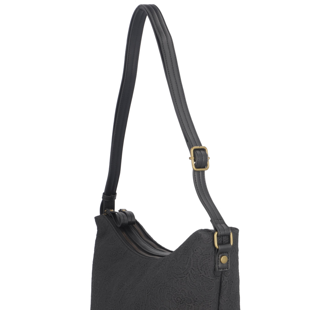 Cartera Bandolera Mumbai Negra Grande