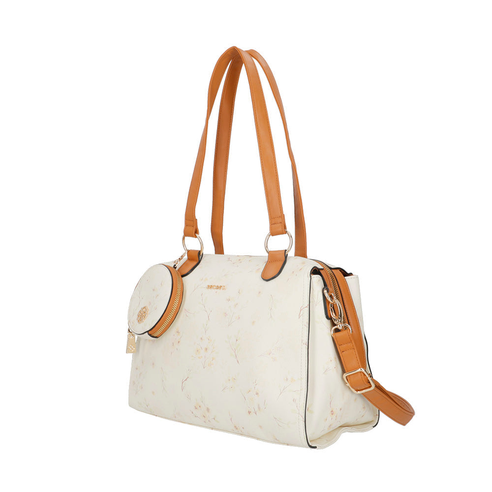 Cartera de mano Mother beige L