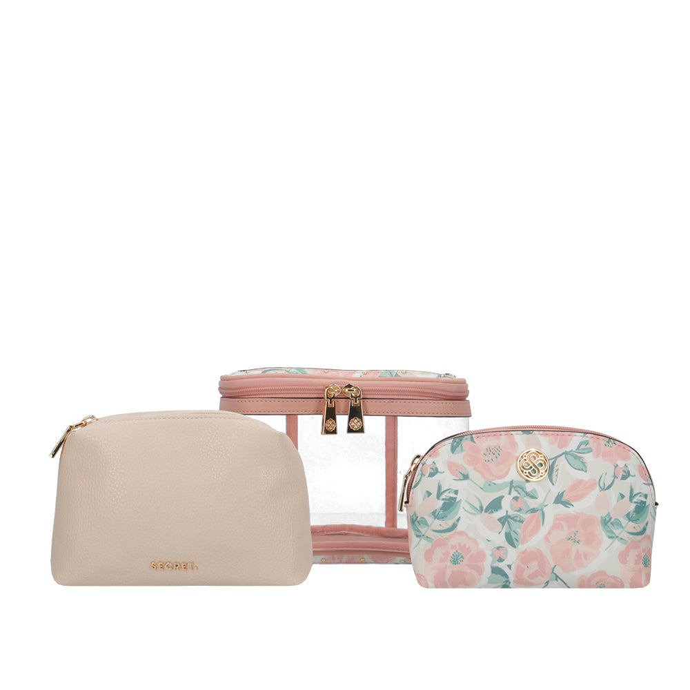SET NECESSAIRE X3 VENECIA FW24 FLORES