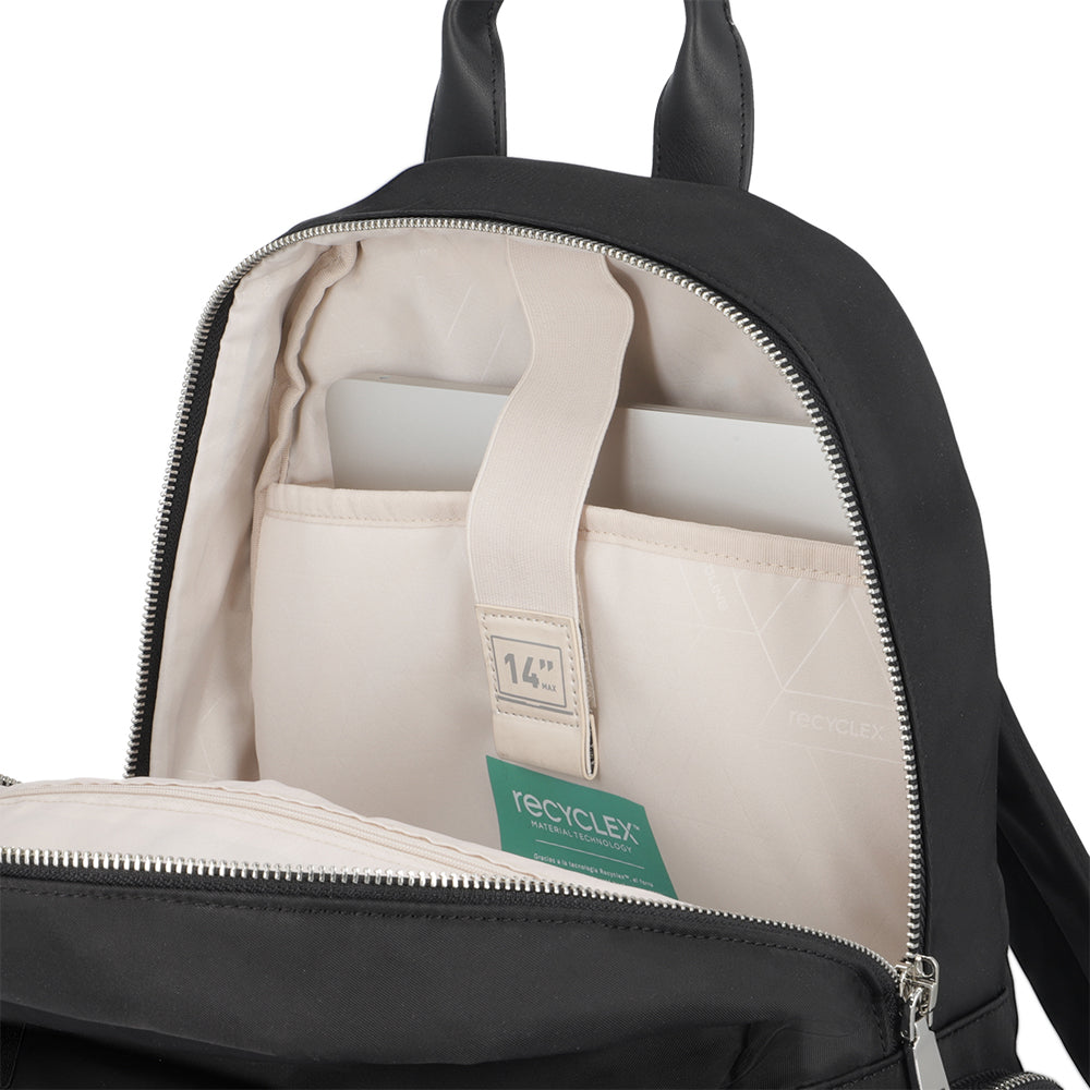 Mochila para notebook mujer Madison negro 14"