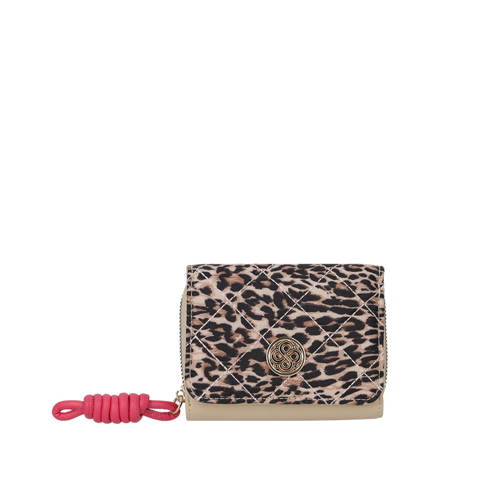 BILLETERA GINZA FW24 LEOPARDO S