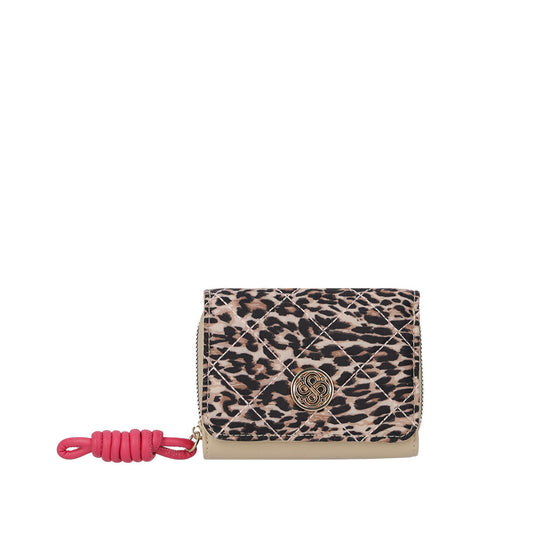BILLETERA GINZA FW24 LEOPARDO S